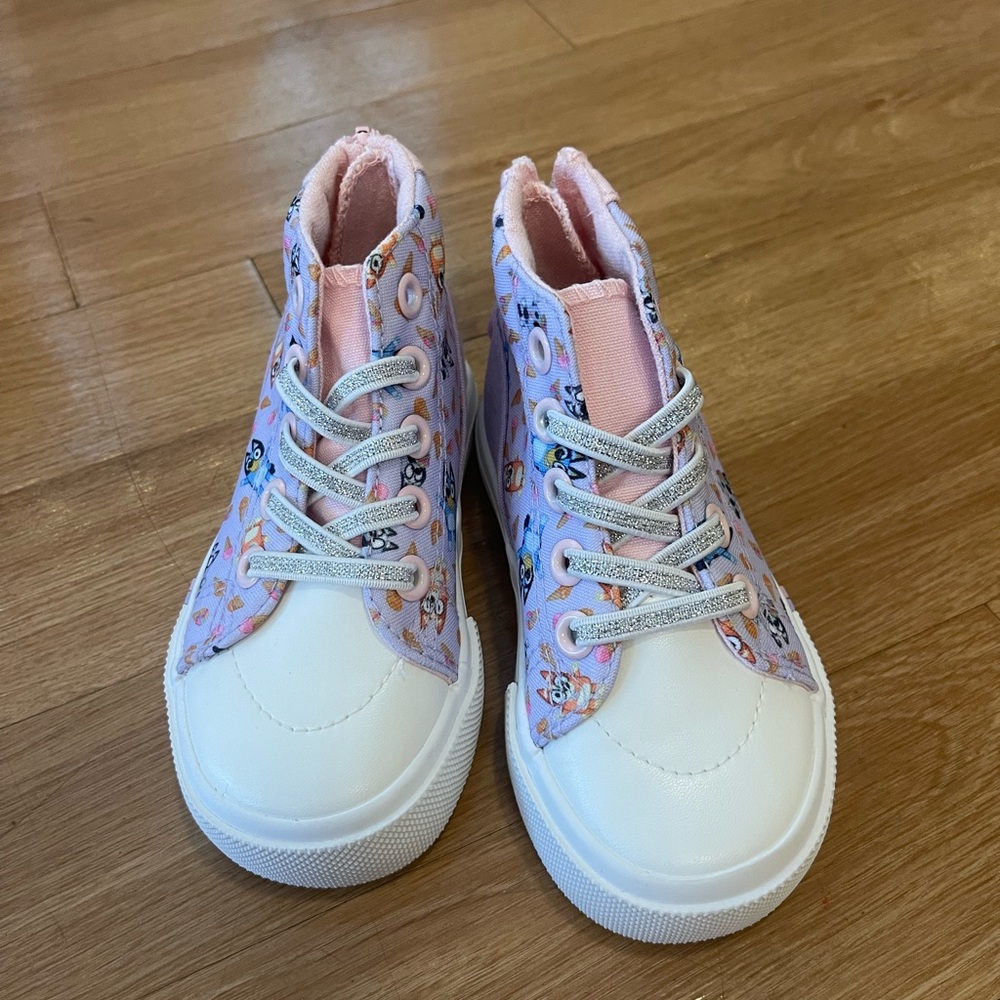 Bluey and Bingo Kids High-Top Sneakers